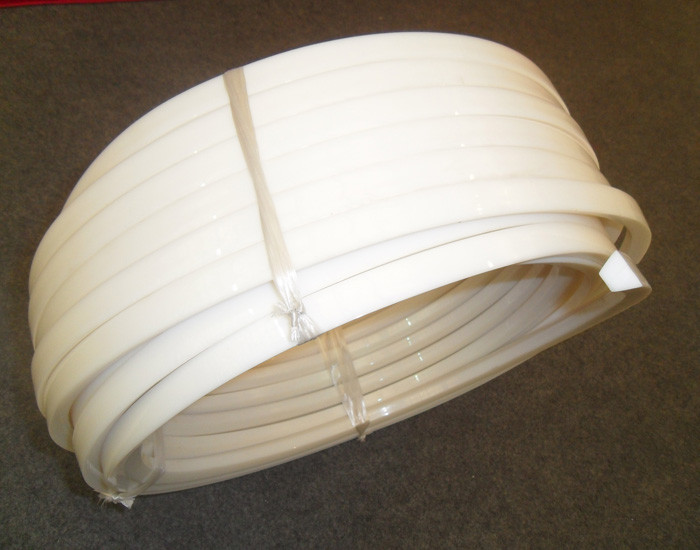 PU and PVC guide M White color for Guiding on the conveyor belts, oil resistance, good wear-resistance.