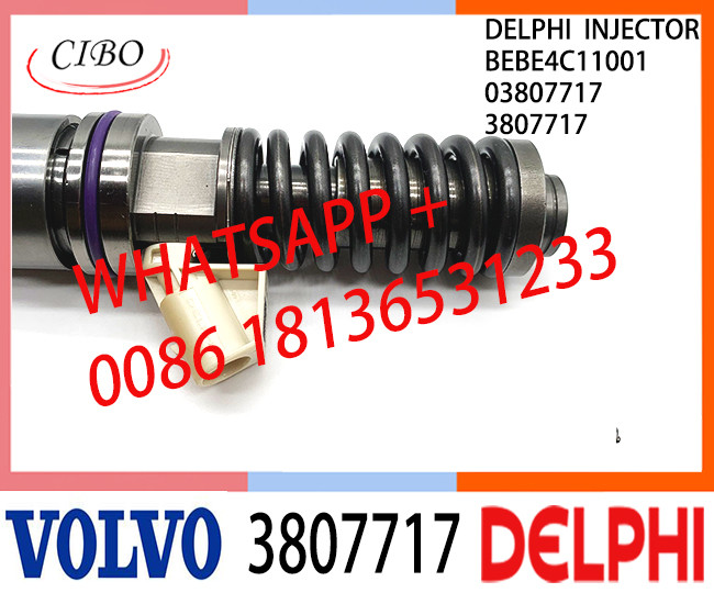 Common Rail Fuel Diesel Injector BEBE4C11001 3807717 03807717 E1 for VOL PENTA ENGINES D12 775BHP