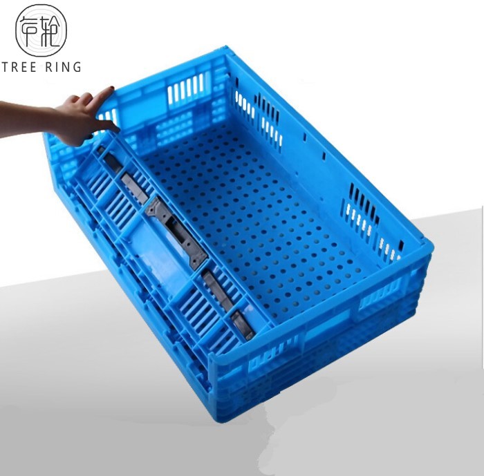 Distribution Clear Nestable Plastic Storage Containers With Attached Lid 65 Liter