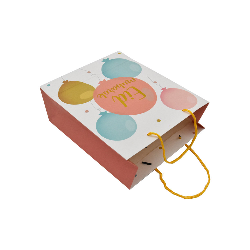 CMYK Pantone Custom Paper Shopping Bags 200g With Handles