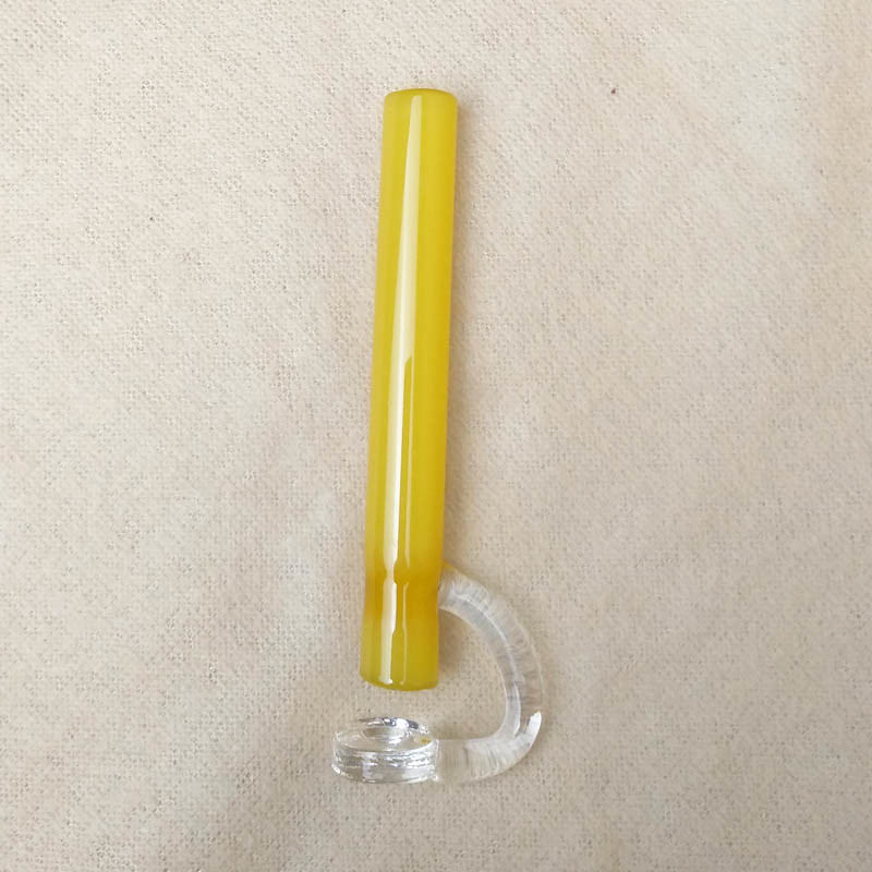 Multiple Colors Glass Hand Pipe For Tobacco Pocket Size 3.9 Inch