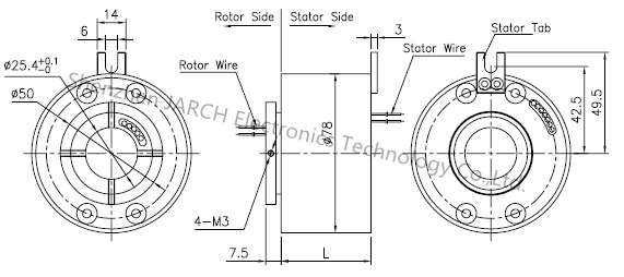 alternator electrical pancake slip ring motor connectors,electric swivel moflon through bore slip ring assembly