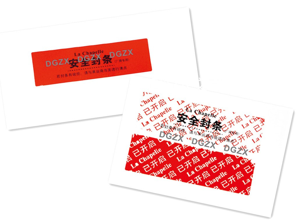 OPENVOID Customized Tamper Resistant Stickers Labels With High Residue