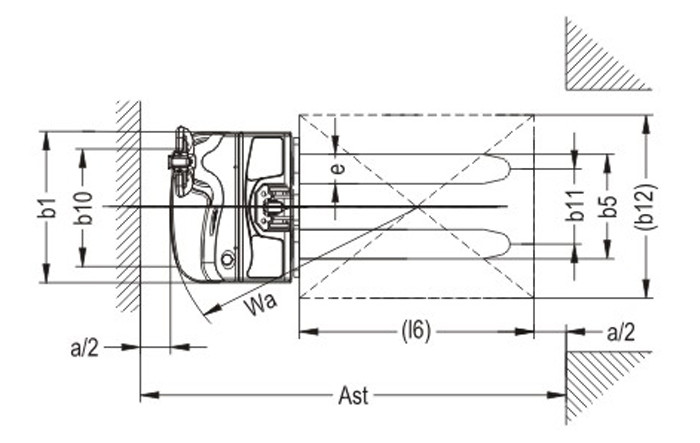 Walkie Electric Warehouse Forklift , Single Column Lifting Material Handling Forklift
