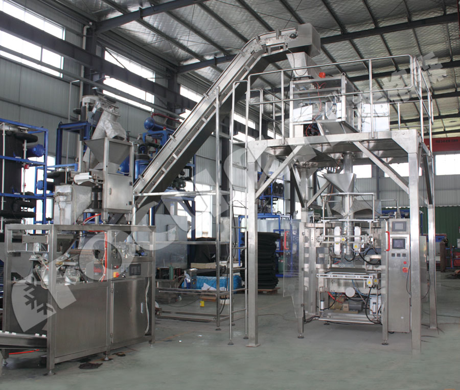 Video Outgoing-Inspection Provided Fully Automatic Ice Tube Packing Machine 200g-20kg