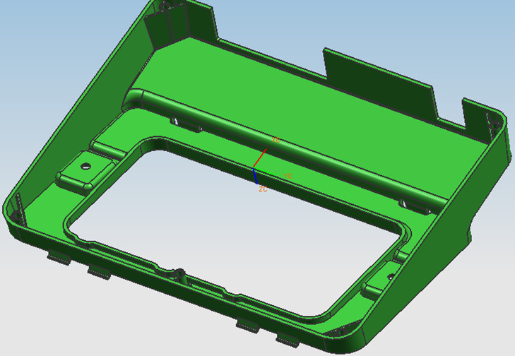 ABS Plastic Parts Injection Mould Tool 1 Cavity Mold Cold Runner Wedge