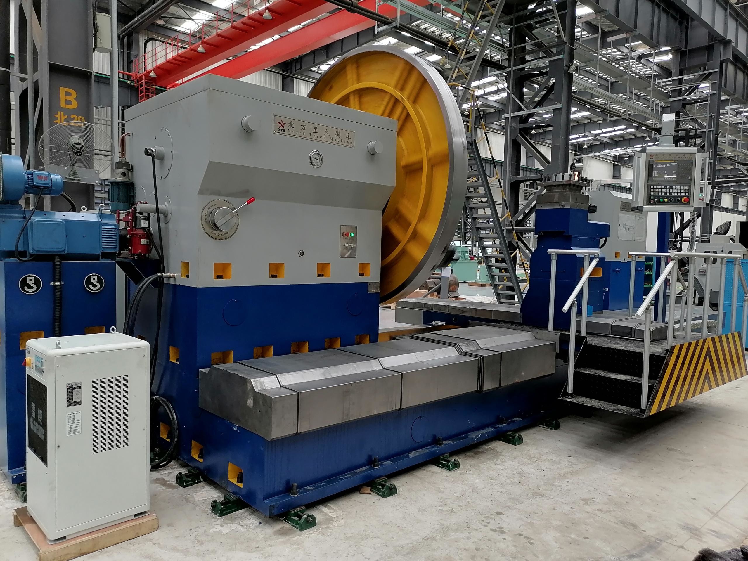 Large Heavy Duty Lathe Machine For Turning Wind Power Shaft