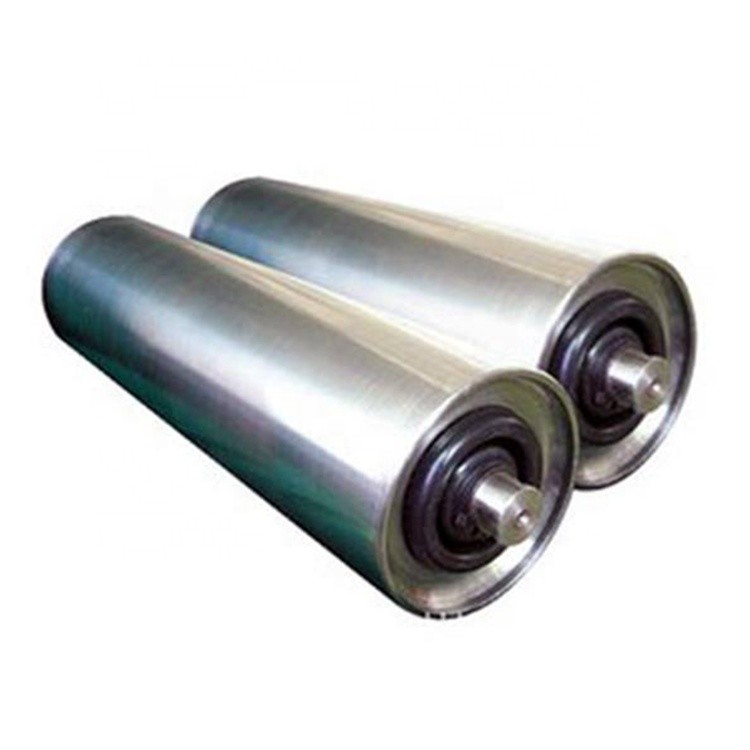 Conveyor Belt Idler Rubber Coated Buffer Idler High Polymer Nylon Roller Customized