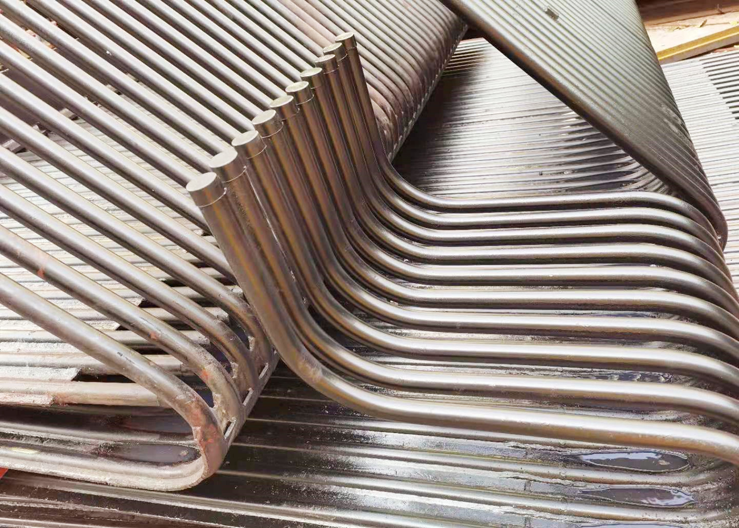 EN3834 SA210 A1 Membrane Boiler Water Wall Panels For Power Station long life time