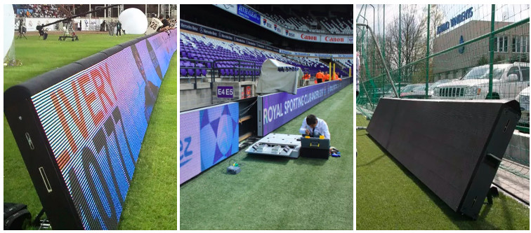 IP65 P10 Large Stadium Perimeter Led Display Screen Outdoor