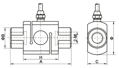 Tension and compression load cell 100kg to 20 ton dimension
