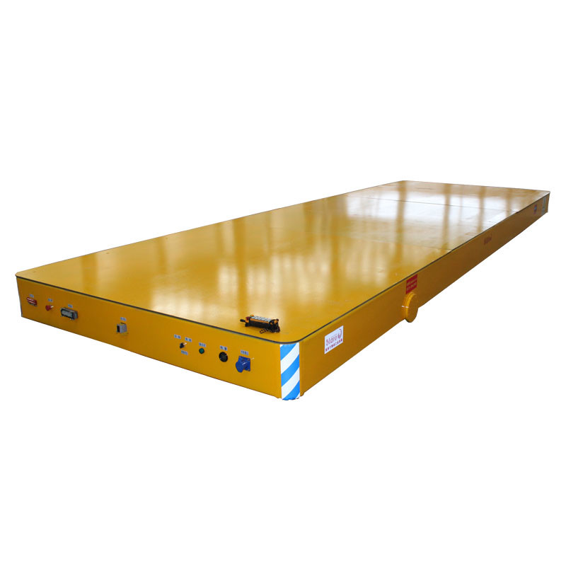 Made in China anti-explosion 20ton automatic heavy duty material handling equipment electric flat cart tool trolley cart