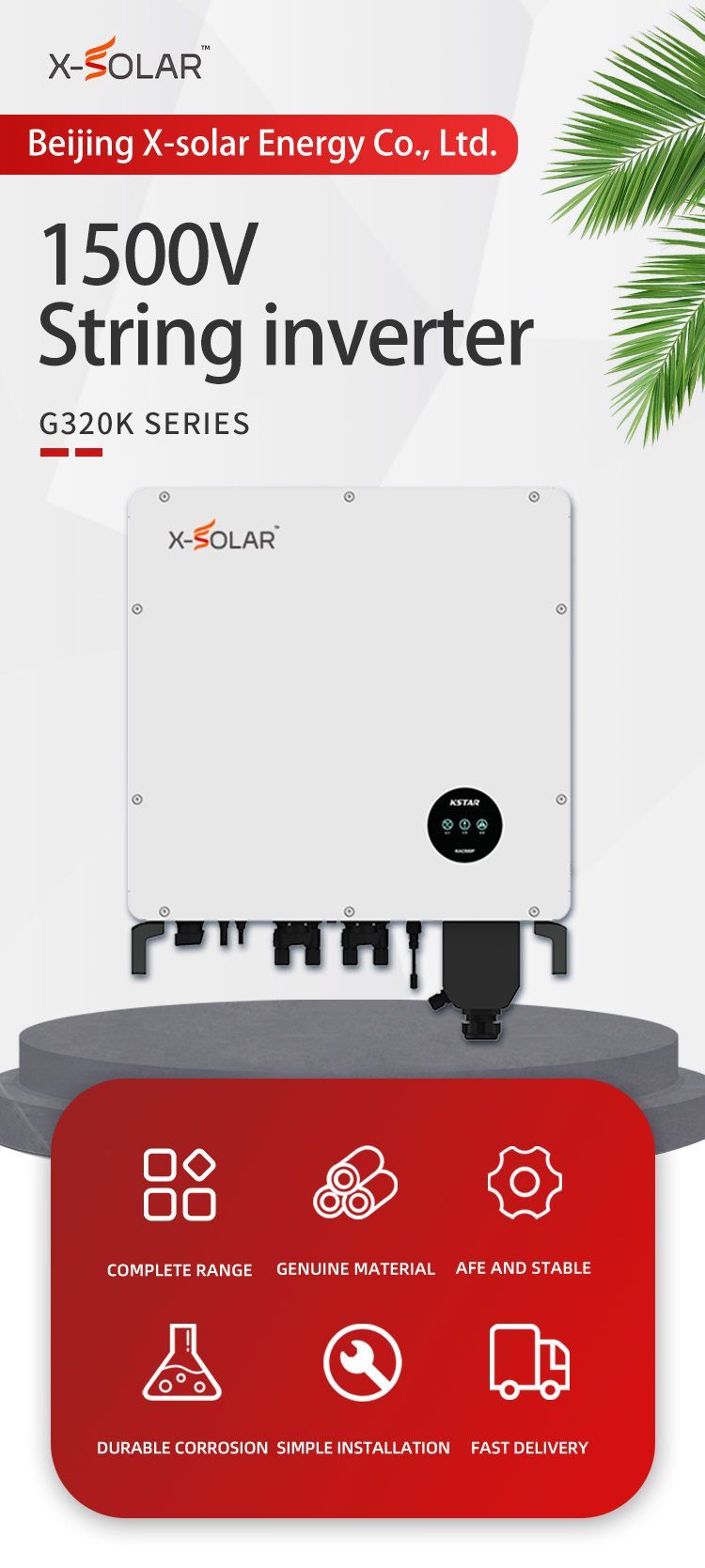 1100V 40-150kwt Industrial and Commercial Inverters