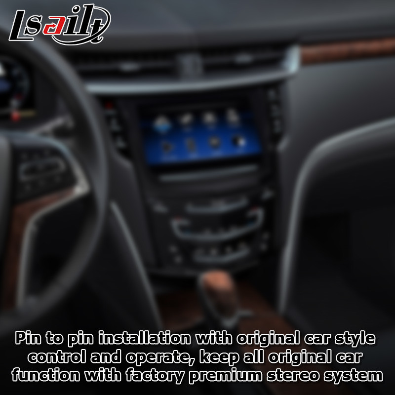 Multimedia Carplay Android auto navigation box video interface for Cadillac XTS video