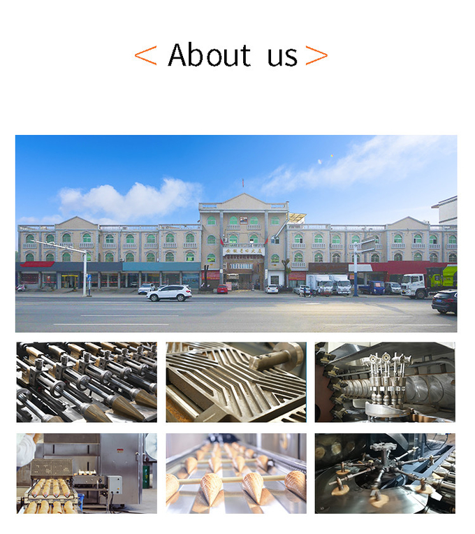 Commercial Automatic Barquillo Cone Production Line snow cone machine