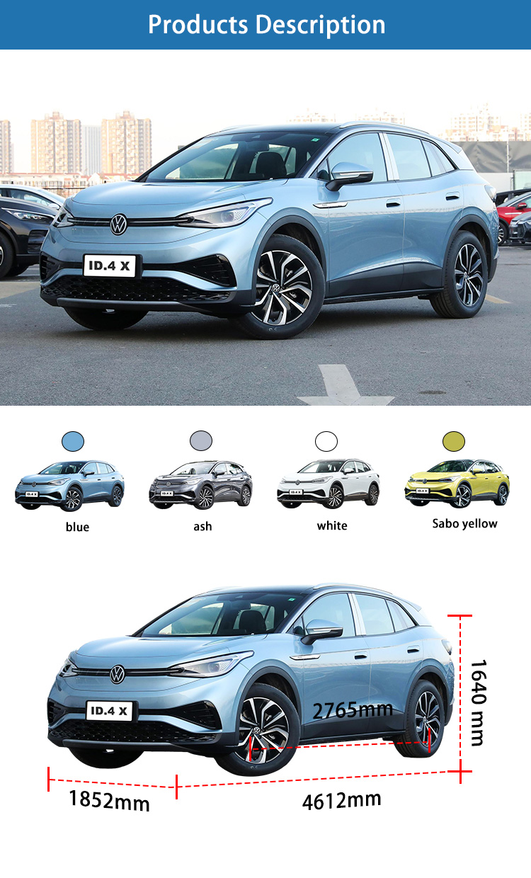New Energy Vehicles Pure SUV ID4 VW ID.4 X EV Electric Car For Volkswagen
