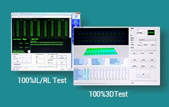 MPO Fiber Optic Loopback 24 Cores OM4 With ISO9001 Certified
