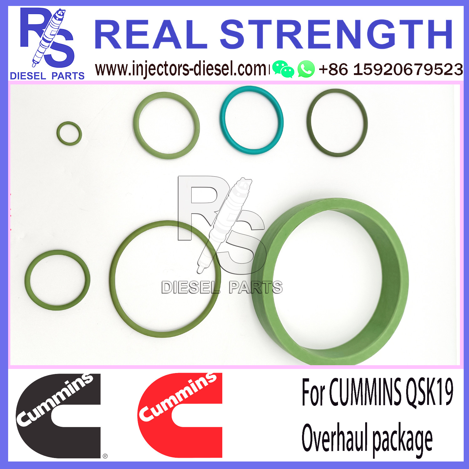 REAL STRENGTH Injector Repair Kit CUMMINS QSK19 Diesel Injector Repair Tools