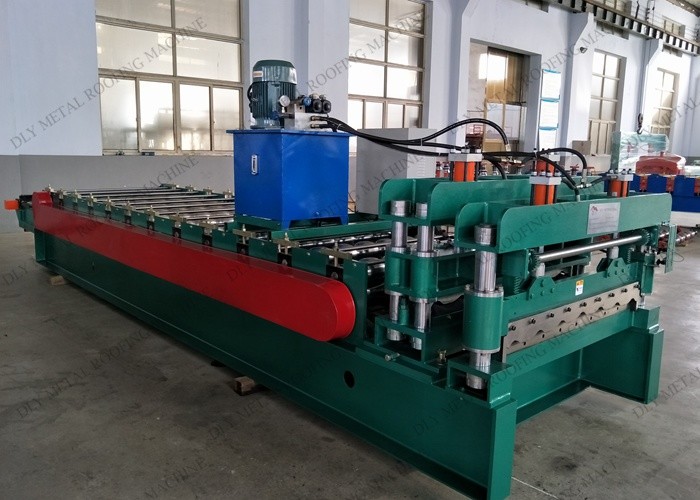 PPGI Metal Roofing Machine Plc Automatic 15m/Min Speed