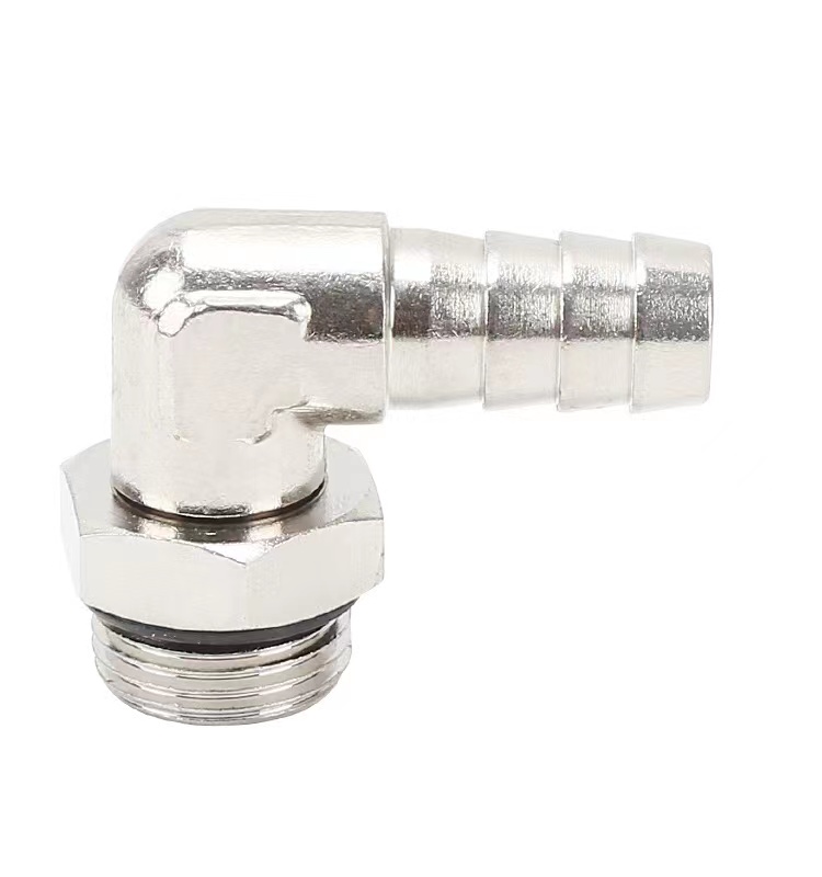 Cylindrical Head Code TBT-PL Quick Coupler for Metal Angle Copper Threaded Joints