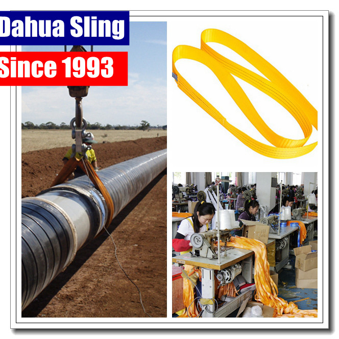 Heavy Duty Lifting Slings Endless Loop - Type Boat Lift Straps Smooth Surface