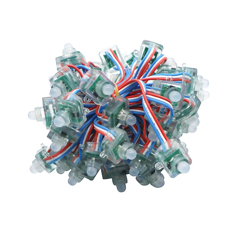 Channel Letter Square LED Pixel String DC5V WS2811 Square 12mm Diffused