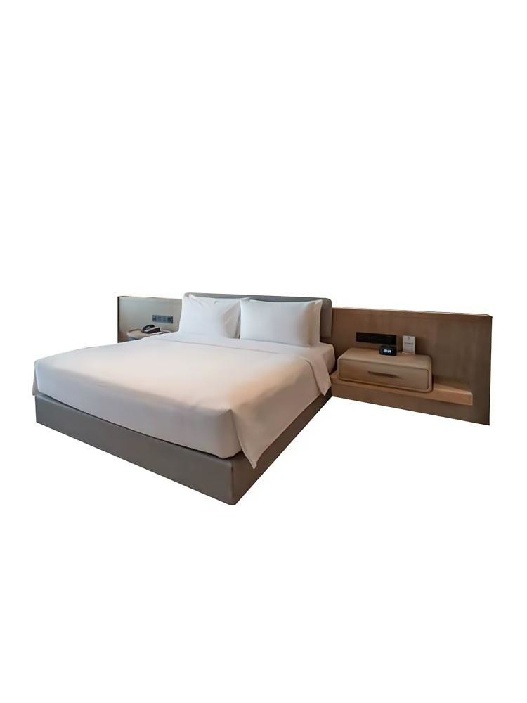 5 Star Minimalist Design Hotel Project Bedroom Solid Wood Furniture Set