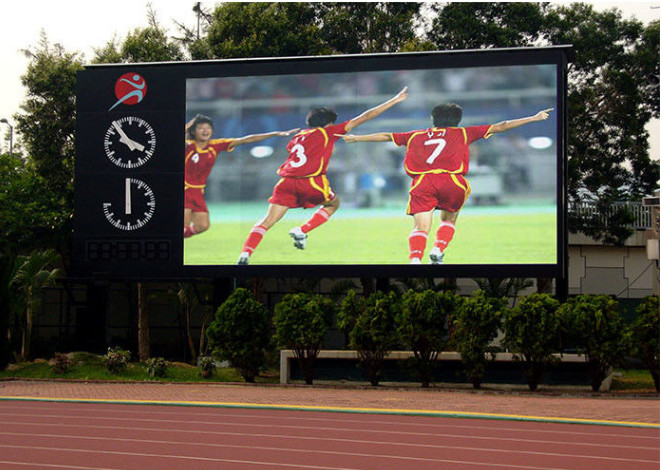 Outdoor High Brightness SMD 3In1 CE 4000Hz LED Screen Stadium