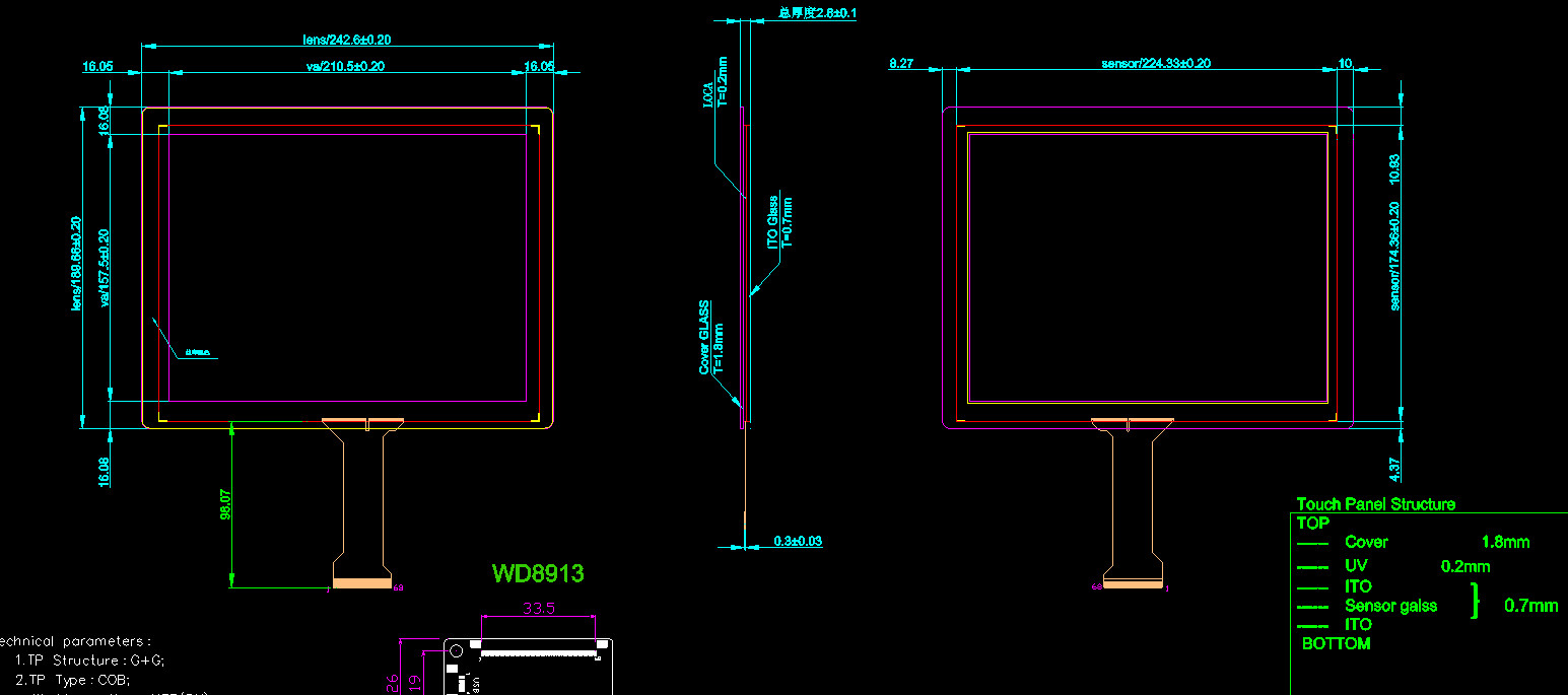 USB Capacitive Touch Panel