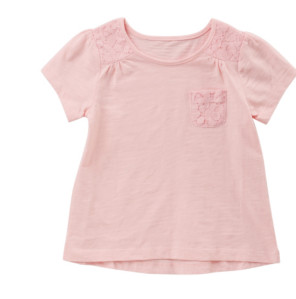 Short Sleeve Girl Pink Summer Shirts