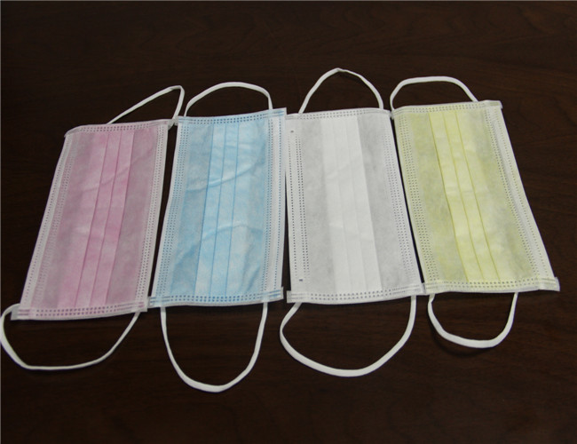 3 layer disposable non woven medical face mask with earloop