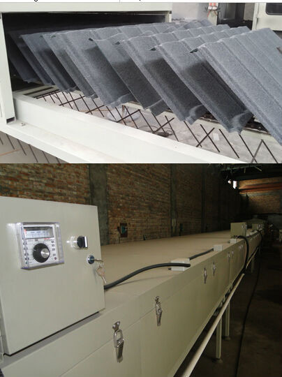 Color Stone Coated 0.32mm Roof Tile Production Line Servo Motor