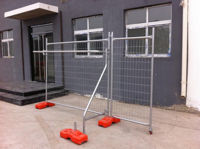 Professional Portable Temporary Fence Panels With Temporary Fence Stay
