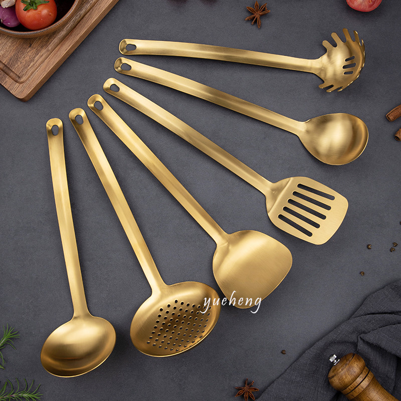 Factory Gold Luxury Color Stainless Steel Kitchen TOOLS Utensils Amazon Kitchen Tool