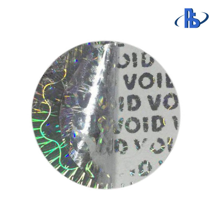 3D Holographic Security Labels , Color Changing VOID Hologram Sticker