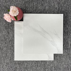 China 300x300mm Bathroom Porcelain Floor Tiles , Carrara Matte White Wall Tiles on sale