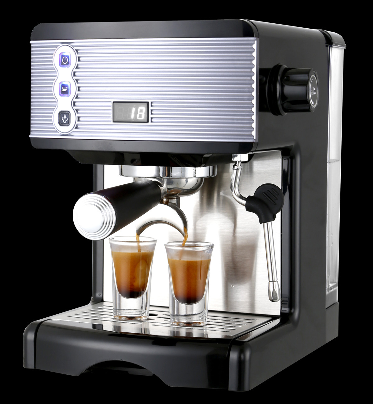 Professional Electric Espresso Coffee Machine Household Semi-automatic Coffee Machine Cappuccino Maker with 15 bar