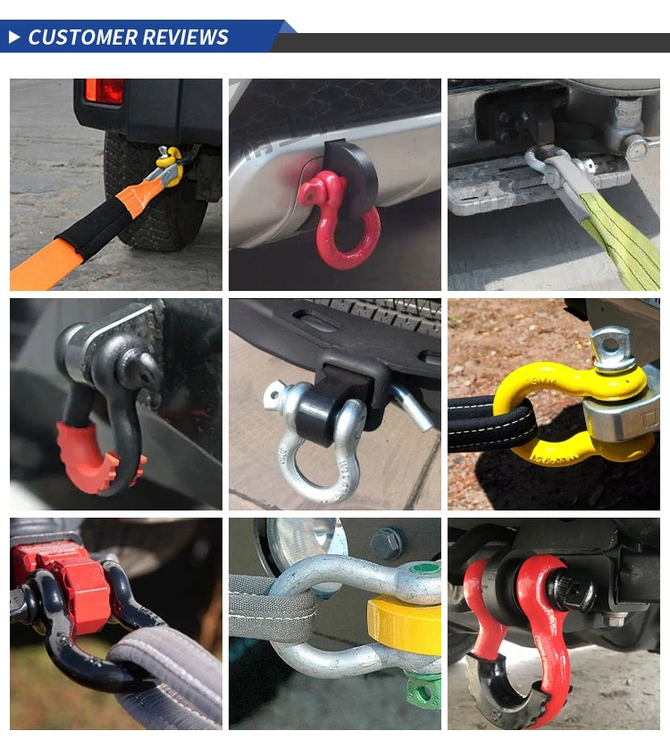 Carbon Steel Towing Winch Hook Heavy Duty Drop Forged Trailer Hook for Offroad Rescue