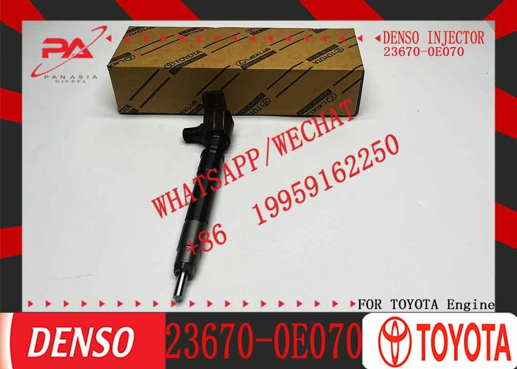 Fuel Injector 23670-0E070 236700E070 Common Rail Diesel Fuel Injetor Applicable for Toyota Hiace Hilux 2.5D 2KD-FTV 2GD