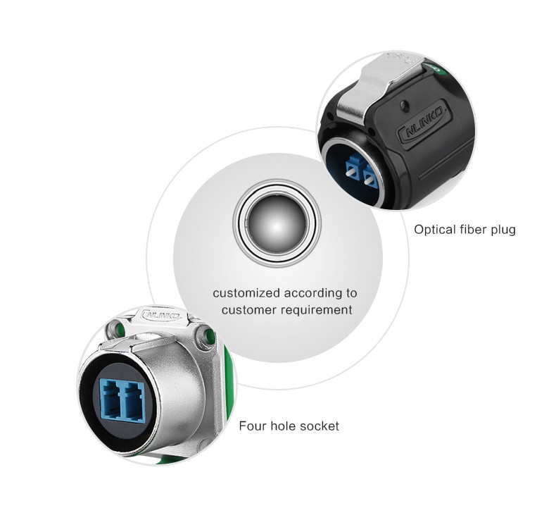 Top Quality Low Price LC Singlemode Fiber Optic Field Assembly Shielded LC Fiber Connectors, LC Fast Connector