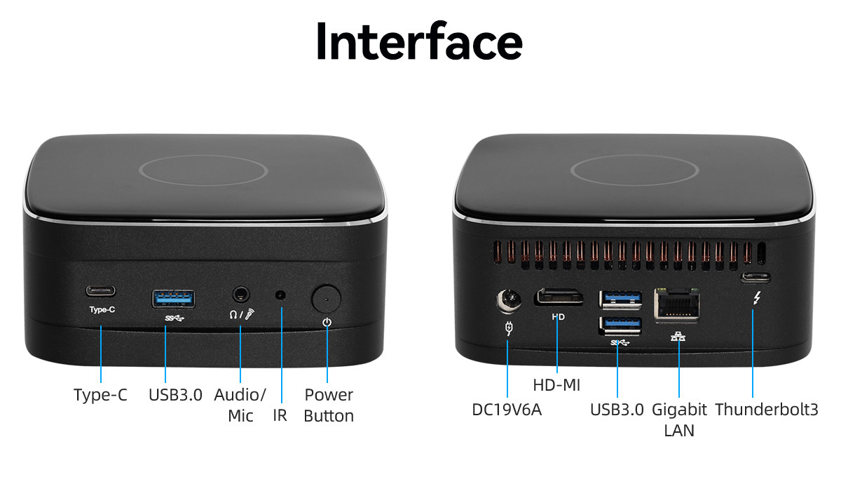 Single LAN Custom Mini PC DDR4 Mini Gaming PC For Home And Office