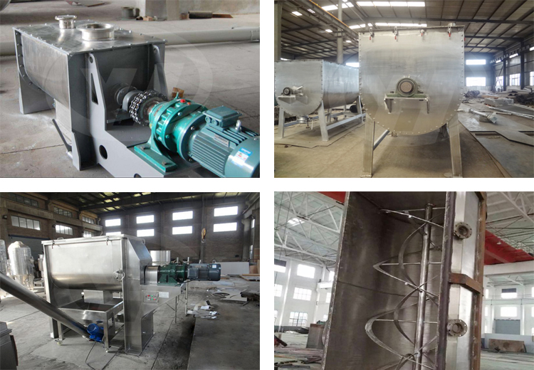 Horizontal Liquid Powder Mixer
