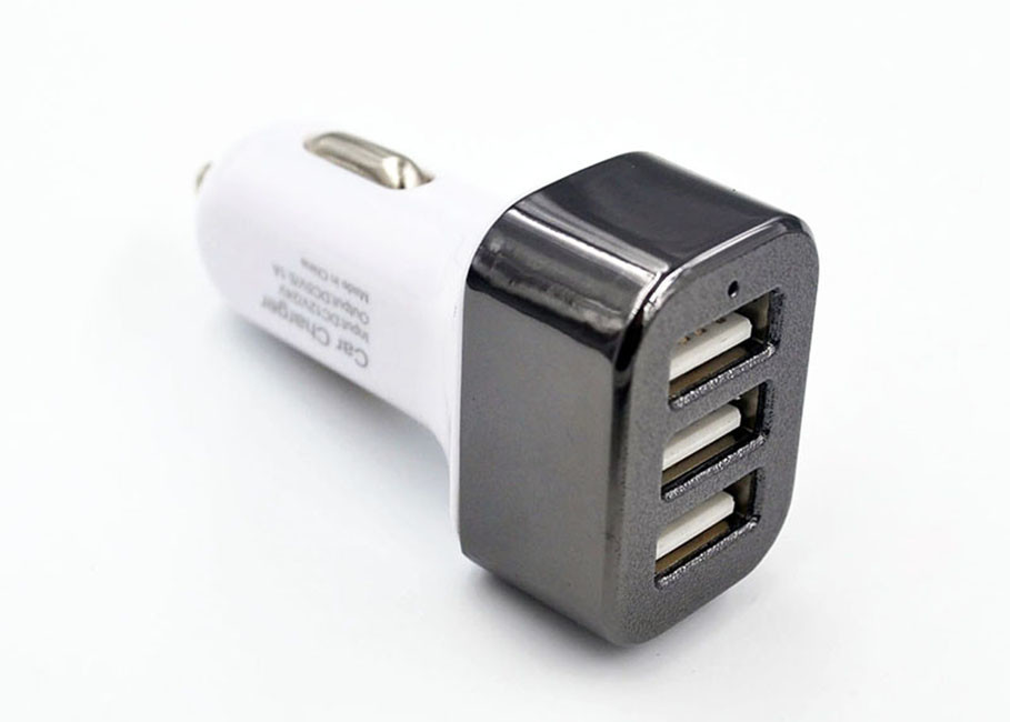 Smart IC Car Accessories Mobile Charger , 5.1A Output Vehicle Phone Charger