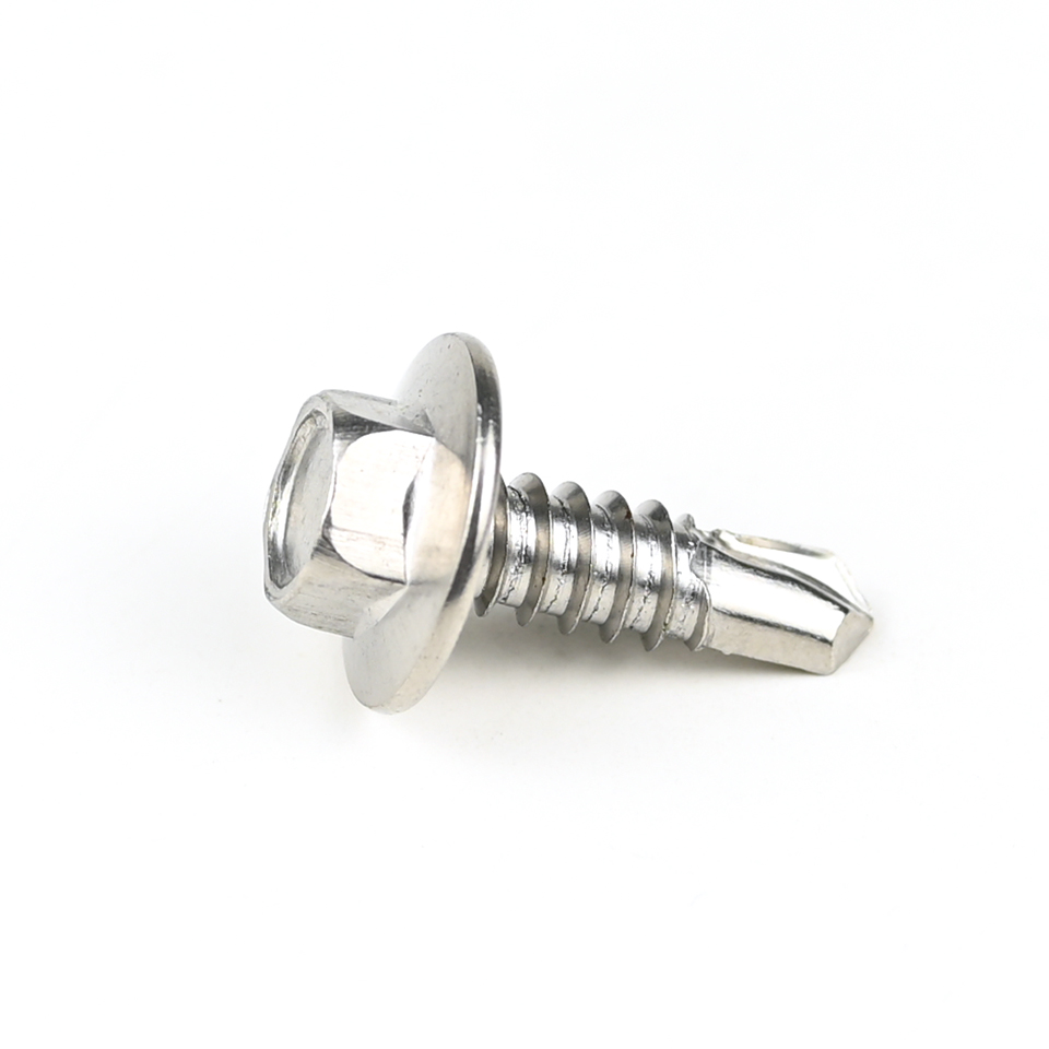 100% QC Test Wafer Head Stainless Steel Five Angles Flange Self Drilling Security Screws