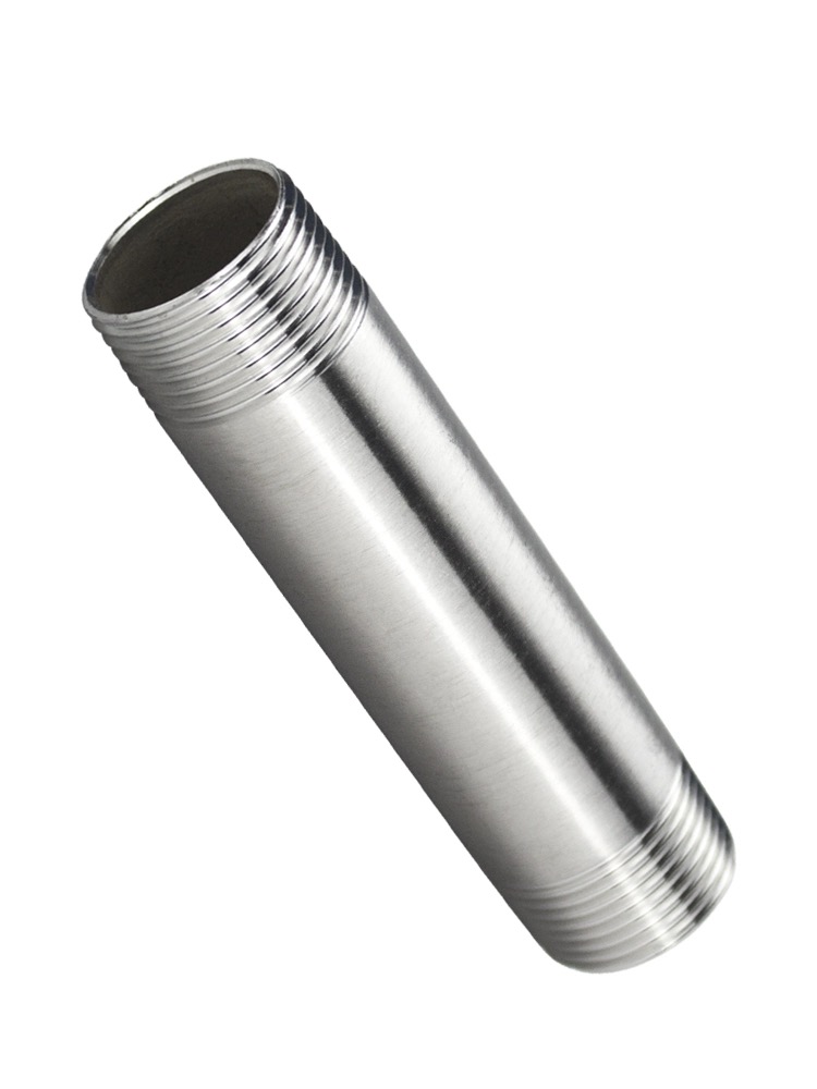Hexagon Head Code Stainless Steel Pipe Fittings Double Male Threaded Nipple Cast Pipe