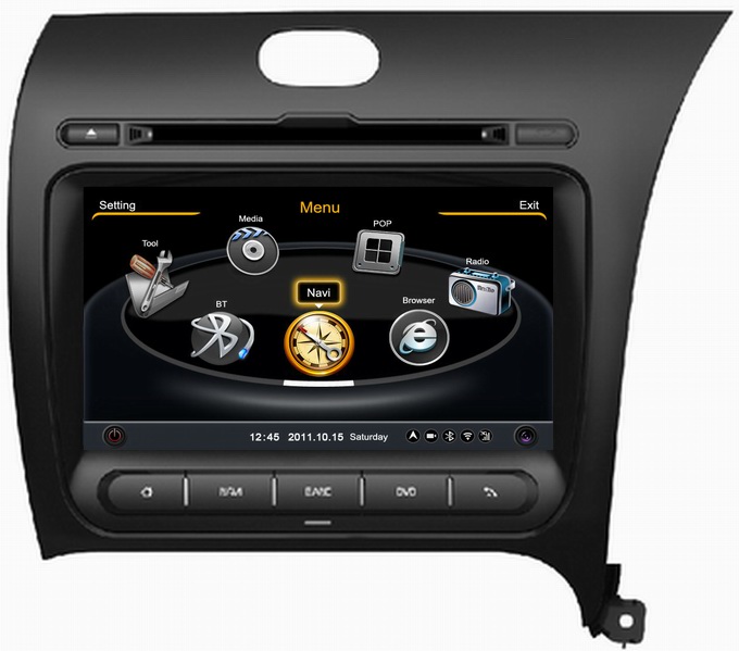Ouchuangbo Car Radio GPS Navigation Kia K3 right drive 2013 A8 Chipset 3G/wifi BT S100 Multimedia System OCB-385