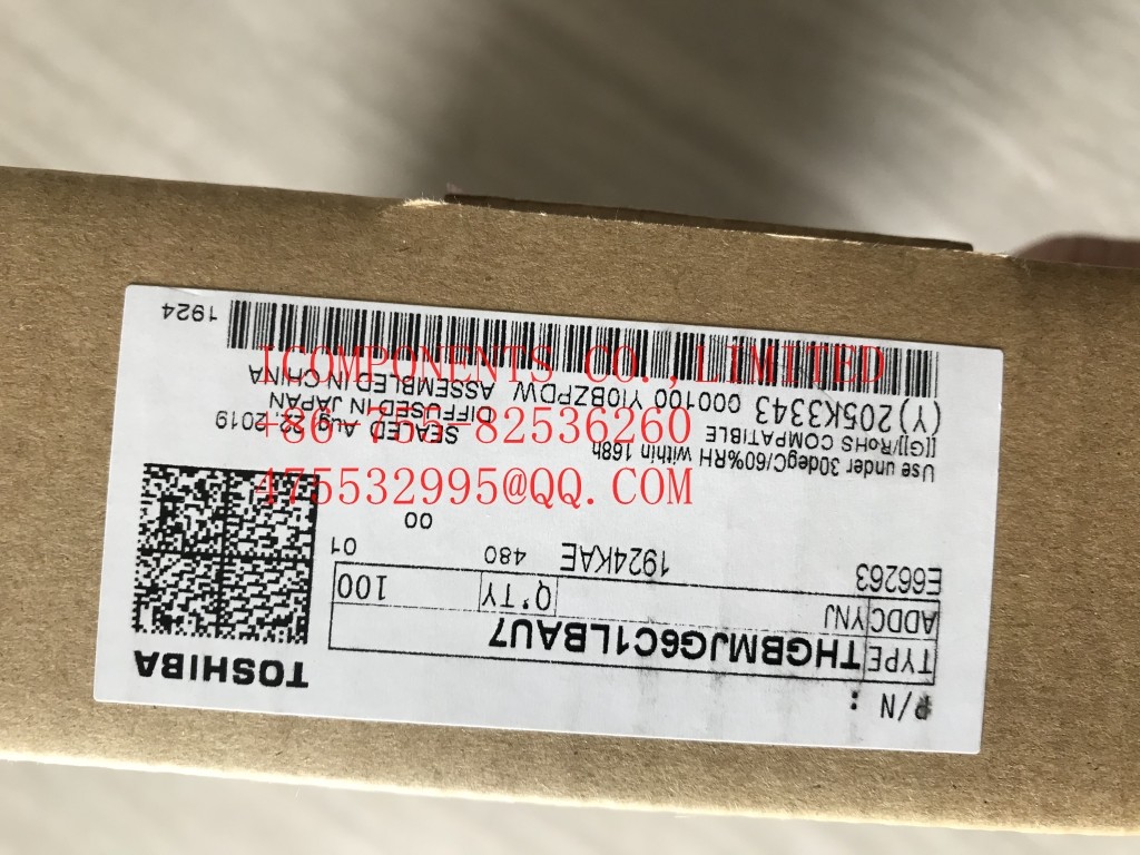 THGBMJG6C1LBAIL KIOXIA IC FLASH 64G MMC 52MHZ 153WFBGA NAND FLASH THGBMJG6C1LBAU7 THGBMHG6C1LBAIL