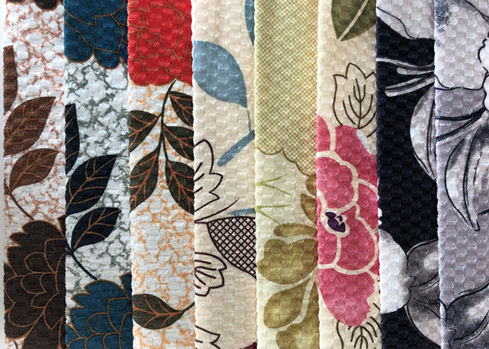 Warp Knitting 300gsm Sofa Velvet Upholstery Fabric