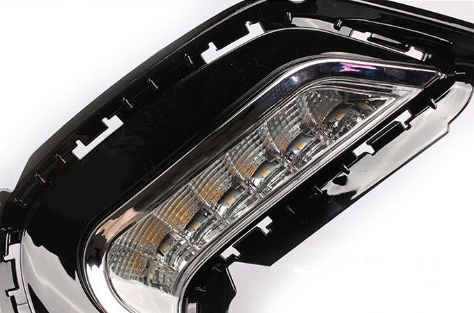 OE Fog Lamp Frame with Drl Daytime Running Lights for Hyundai 2016 Elantra Avante