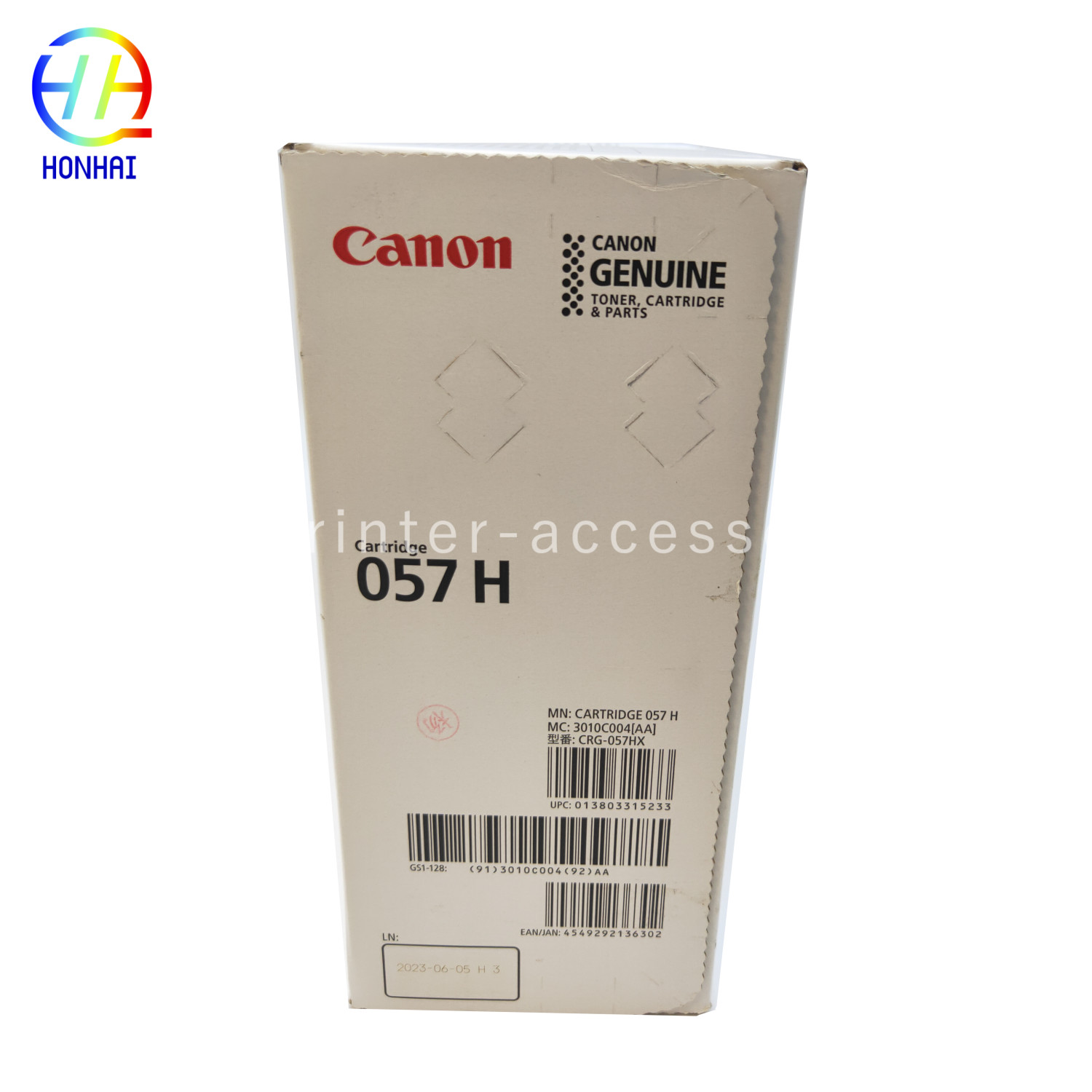 Original New Toner Cartridge For Canon Imageclass MF440 Series And LBP220 Series 057H Black Printer High Yield Toner Cartridge